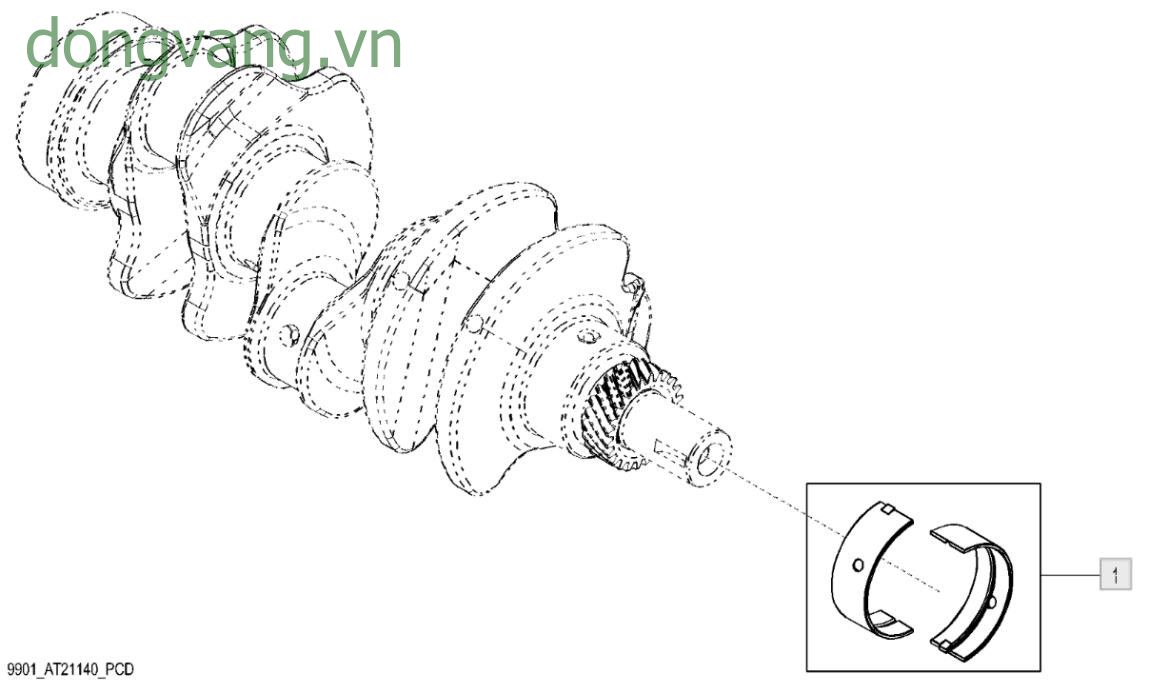 9901 Bộ chịu lực trục khuỷu - ST880510